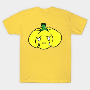 Sad Crying Yellow Bell Pepper T-Shirt